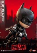 Hot Toys The Batman Batman and Batcycle Cosbaby Set