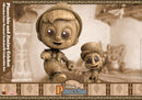 Hot Toys Pinocchio (1940) Pinocchio & Jiminy Cricket (Wooden Color Version] Cosbaby