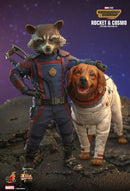 Hot Toys Guardians of the Galaxy: Vol 3 Rocket and Cosmo 1:6 Scale Collectable Action Figure