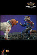 Hot Toys Guardians of the Galaxy: Vol 3 Rocket and Cosmo 1:6 Scale Collectable Action Figure