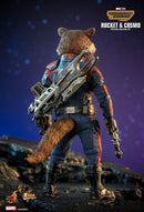 Hot Toys Guardians of the Galaxy: Vol 3 Rocket and Cosmo 1:6 Scale Collectable Action Figure