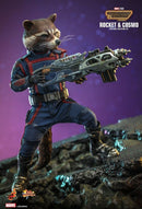 Hot Toys Guardians of the Galaxy: Vol 3 Rocket and Cosmo 1:6 Scale Collectable Action Figure