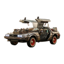Hot Toys Back to the Future Part III Delorean Time Machine 1:6 Scale Collectable Vehicle