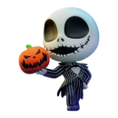 Hot Toys The Nightmare Before Christmas Jack Skellington with Pumpkin Cosbaby