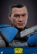 Hot Toys Star Wars: The Clone Wars Arc Trooper Echo 1:6 Scale Collectible Action Figure
