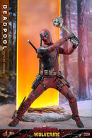 Hot Toys Deadpool & Wolverine Deadpool (Battling Version) 1:6 Scale Collectible Action Figure