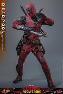 Hot Toys Deadpool & Wolverine Deadpool (Battling Version) 1:6 Scale Collectible Action Figure