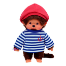 Sekiguchi Monchhichi Boy in Sailor Beret Boarder Plush Doll