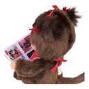 Sekiguchi Monchhichi Girl Reading Plush