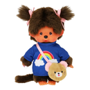 Sekiguchi Monchhichi Girl Kawai Messenger Bag Plush Doll