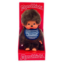 Sekiguchi Monchhichi Sailor Boy With Bib Blue Plush Doll