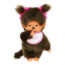 Sekiguchi Monchhichi Girl Basic Bib Plush Doll