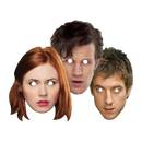 Star Cutouts Doctor Who Companions Face Mask 3 Pack