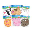 Star Cutouts Peppa Pig Peppa & Friends Masks 6 Pack