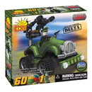 Cobi Small Army Delta Military Vehicle Construction Set (60 Piece Kit)