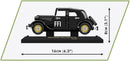 Cobi World War 2 1938 Citroen Traction 11C (298 Piece Kit)