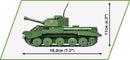 Cobi World War 2 Cromwell Mk.IV "Hela" (544 Piece Kit)