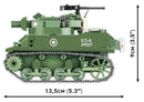 Cobi World War 2 Howitzer Motor Carriage M8 Scott (519 Piece Kit)