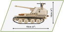 Cobi World War 2 Sd.Kfz. 138 Marder III Ausf.M (363 Piece Kit)