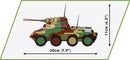 Cobi World War 2 Sd.Kfz. 234/2 Puma (470 Piece Kit)