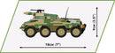 Cobi World War 2 Sd.Kfz. 234/3 Stummel (438 Piece Kit)