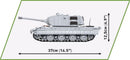 Cobi World War 2 Panzerkampfwagen E 100 (1510 Piece Kit)