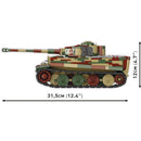 Cobi World War 2 Panzerkampfwagen Vi Tiger I Ausf.E (1207 Pcs)
