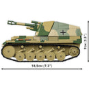 Cobi World War 2 Sd.Kfz.124 Wespe Exclusive (860 Pcs)