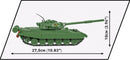 Cobi Armed Forces T 72 (East Germany/Soviet) (680 Piece Kit)