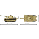 Cobi World War 2 Panzer V Panther Ausf. G "Pudel" (1133 Pcs )