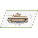 Cobi World War 2 Panzer III Ausf.J (292 Piece Kit)