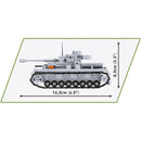 Cobi World War 2 Panzer IV Ausf.G (390 Piece Kit)
