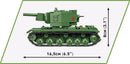 Cobi World War 2 KV 2 Tank (510Piece Kit)