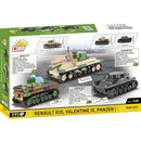 Cobi World War 2  Renault, Valentine, Panze (595 Pcs)