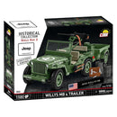 Cobi World War 2 Willys MB + Trailer Exclusive (1580 Pcs)