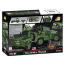 Cobi World War 2 Willys MB + Trailer Exclusive (1580 Pcs)