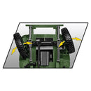 Cobi World War 2 Willys MB + Trailer Exclusive (1580 Pcs)