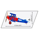 Cobi Great War Fokker D. VII Plane (256 Pcs)
