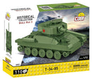 Cobi World War 2 T 34 85 Tank (110 Piece Kit)