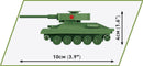 Cobi World War 2 T 34 85 Tank (110 Piece Kit)