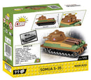 Cobi World War 2 Somua S 35 Tank (99 Piece Kit)