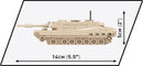 Cobi World War 2 Abrams M1A2 (168 Piece Kit)