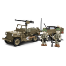 Cobi World War 2 Willys MB & Trailer (200 Pcs)