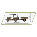 Cobi World War 2 Willys MB & Trailer (200 Pcs)