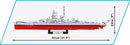Cobi World War 2 Battleship Gneisenau (2417 Piece Kit)