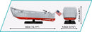Cobi World War 2 LCVP Higgins Boat (715 Piece Kit)