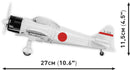 Cobi World War 2 Mitsubishi A6M2 Zero Sen (347 Piece Kit)