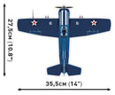 Cobi World War 2 F4F Wildcat (Northrop Grumman) (375 Piece Kit)