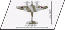 Cobi World War 2 De Havilland DH 98 Mosquito (695 Piece Kit)