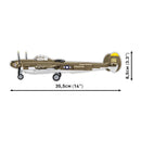 Cobi World War 2 Lockheed P 38H Lightning Construction Set (652 Pieces)